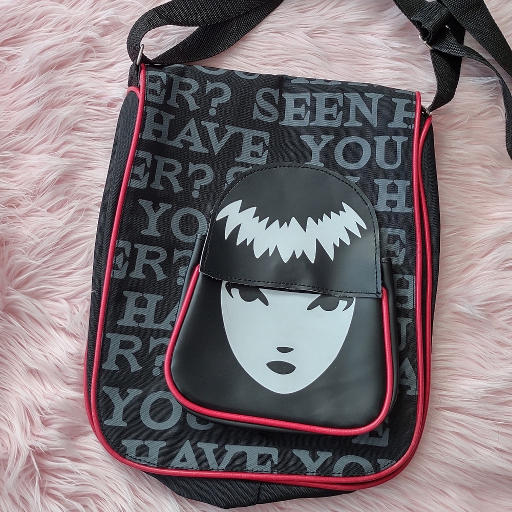 Emily the Strange vintage goth messenger bag